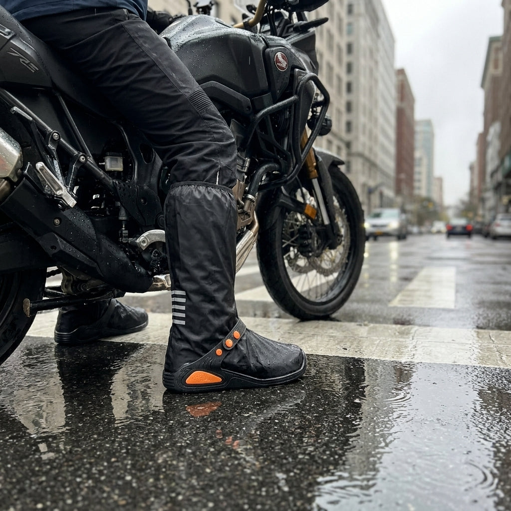 Durable Waterproof Shoe Covers with Zipper
