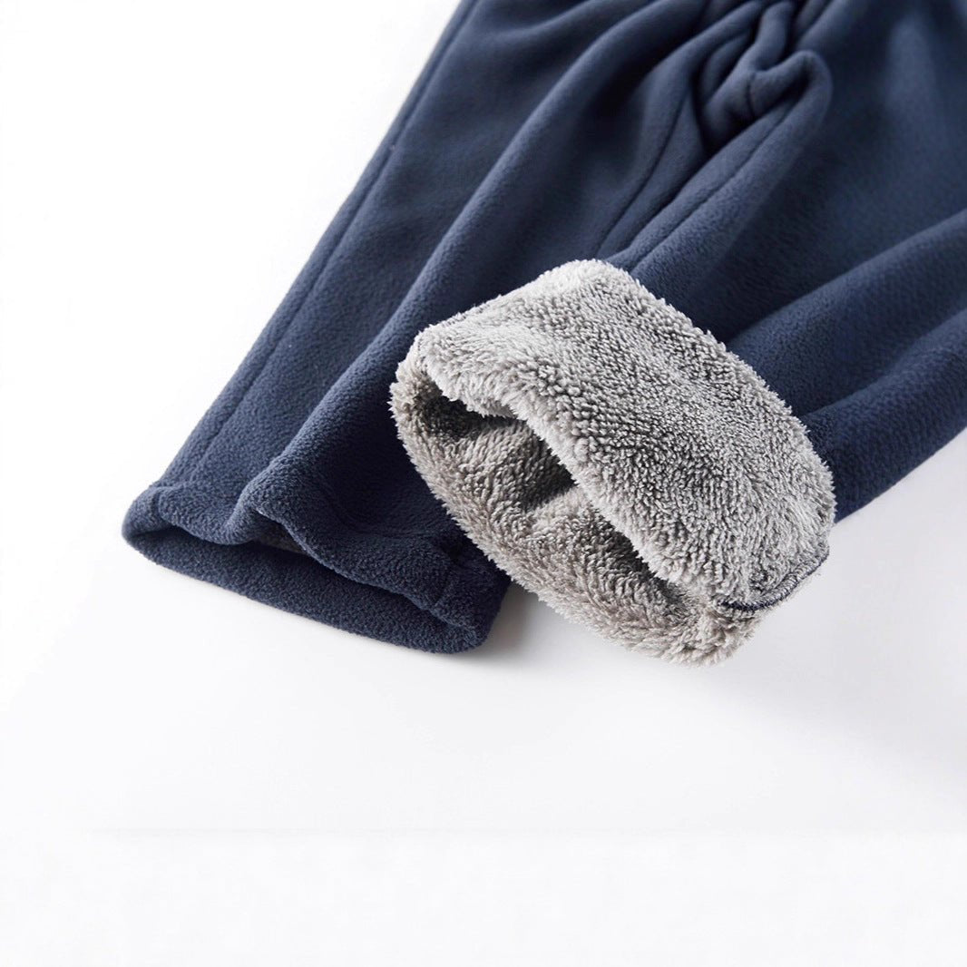 Unisex Warm and Durable Sherpa-Lined Fleece Pants