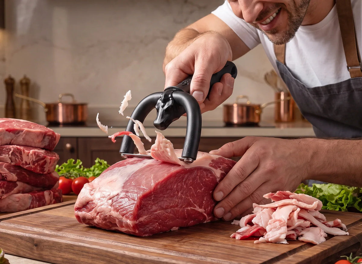 U-Shaped Meat Fat Trimmer