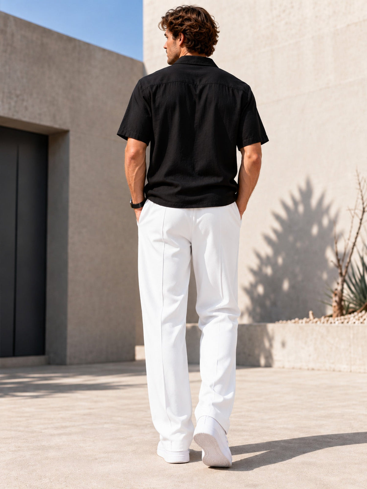 Casual Loose Fit Sports Trousers for Men