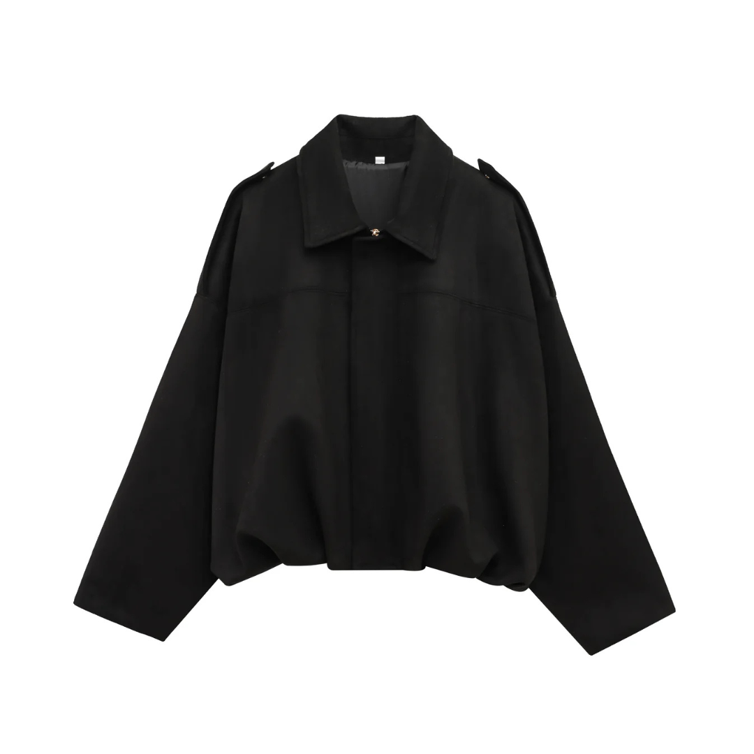 Celrien | VelvetAir Jacket Suede Women's Bomber Jacket with Zipper