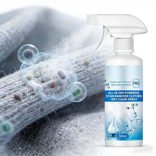Non-Ionic Laundry Emulsifying Spray Garment Stain Pre-Treatment Spray Gentle Stain Remover Laundry Helper