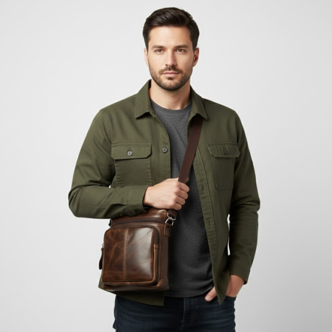 Celrien | Small Genuine Leather Messenger Bag