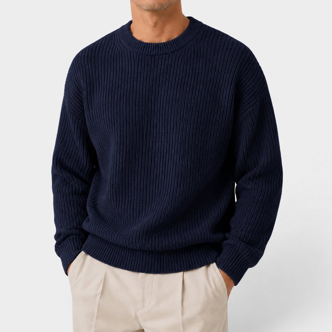 Celrien | Men’s Soft Knit Pullover Lightweight Everyday Sweater