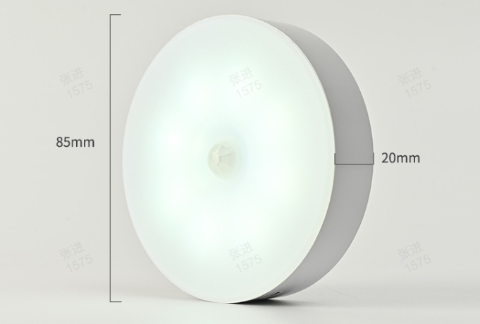 LED Night Light with Motion Sensor – Automatic, USB Rechargeable & Easy Installation – Perfect for Bedroom, Hallway, Stairs and Closet