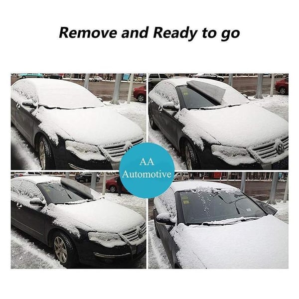 Windshield Anti-Snow & Anti-Frost Cover with Mirror Protection