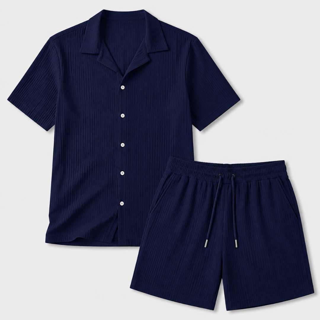 Celrien | Men’s Summer Shirt and Shorts Set Relaxed Fit Outfit