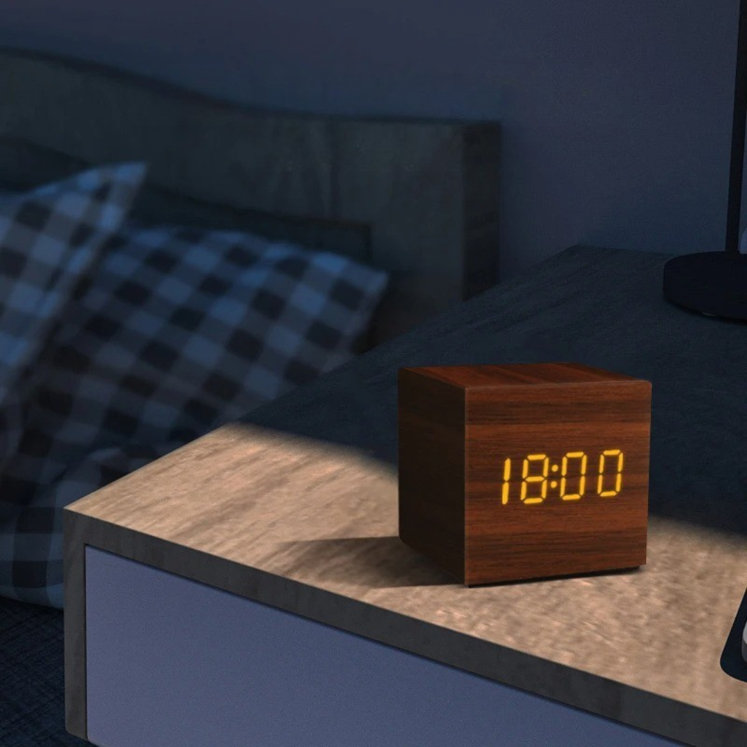 Celrien | Woodverge Digital Wooden Tabletop Clock