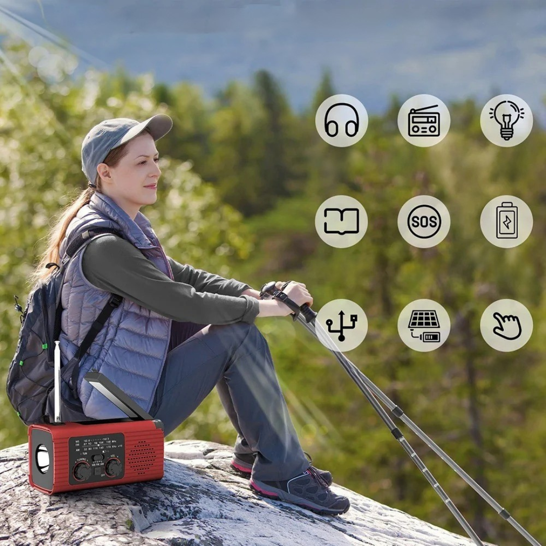 Celrien | LuminCrank Hand Crank Emergency Radio