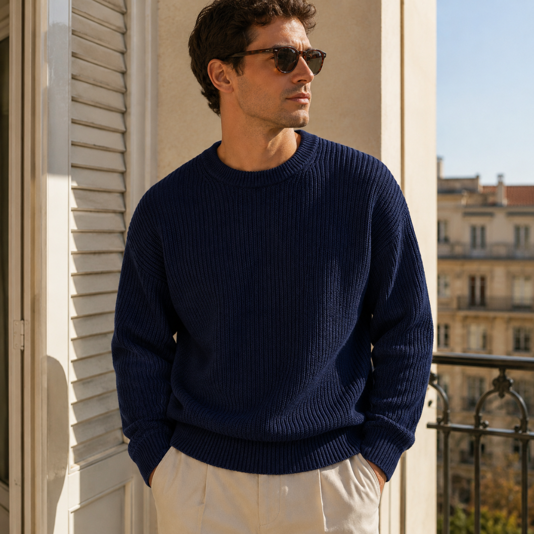 Celrien | Men’s Soft Knit Pullover Lightweight Everyday Sweater