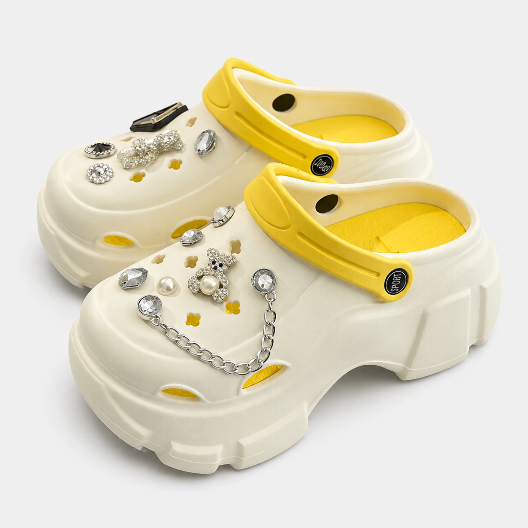 Celrien | Florastep Chunky Platform Summer Clogs