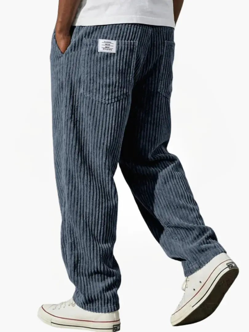 Men's Wide Trousers with Pockets