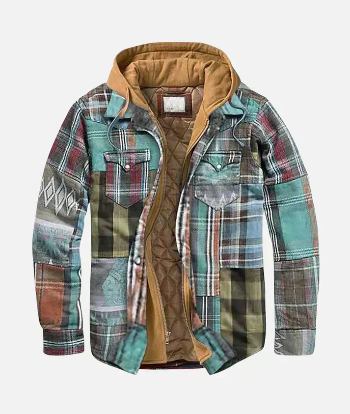Checked Patchwork Jacket