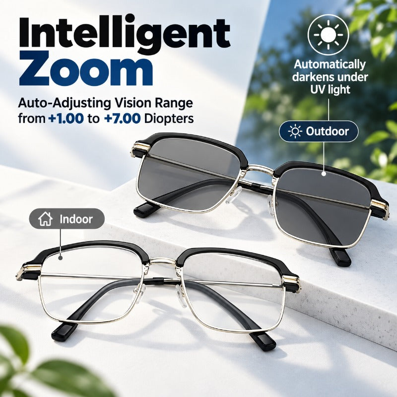 Smart Zoom Reading Glasses