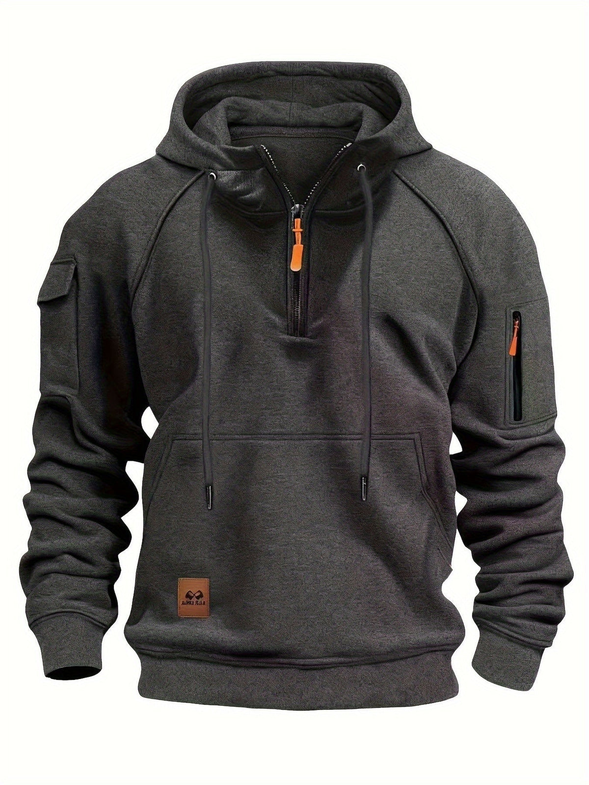 Rugged Quarter-Zip Hoodie