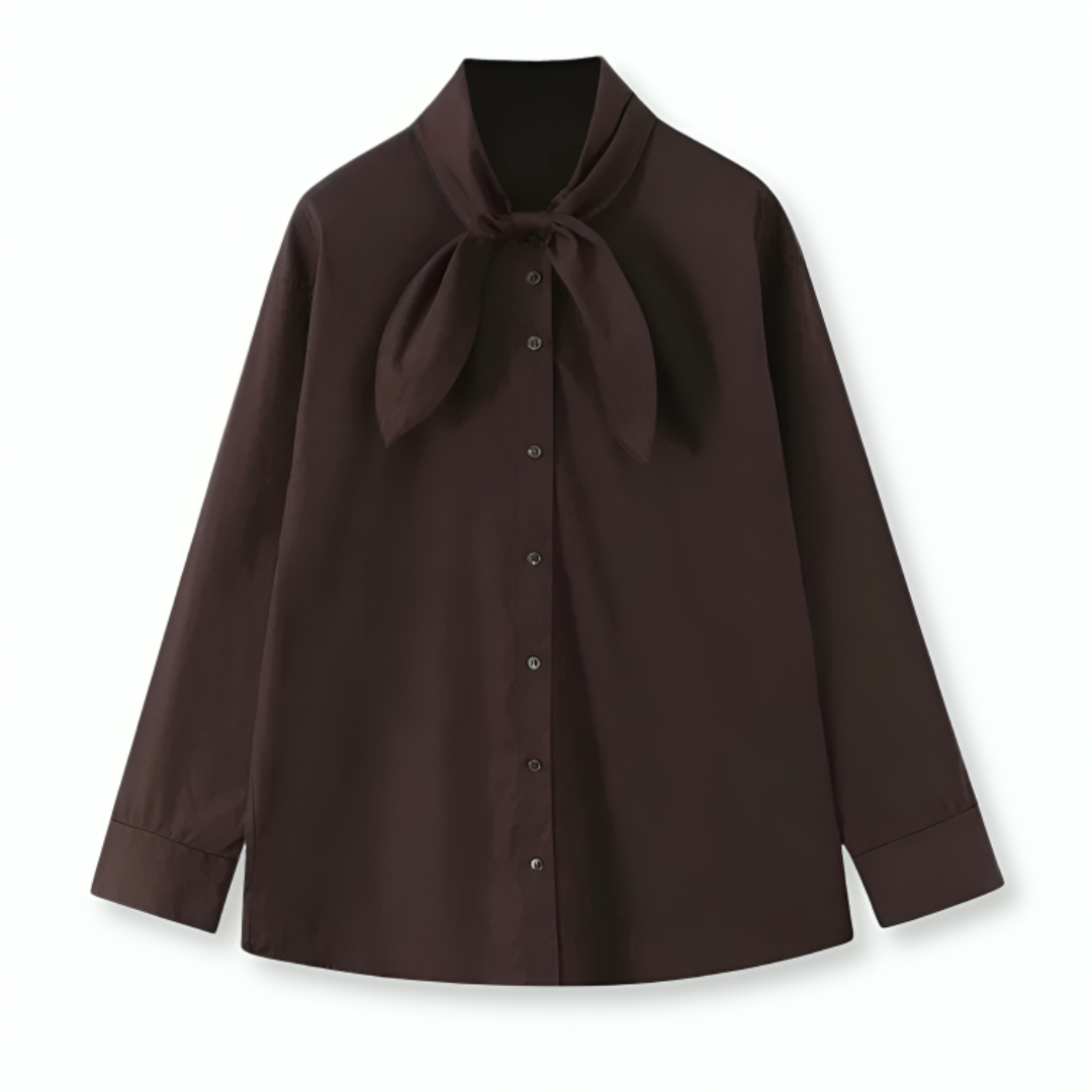 Celrien | Women’s Lightweight Blouse for Office Single Breasted Top