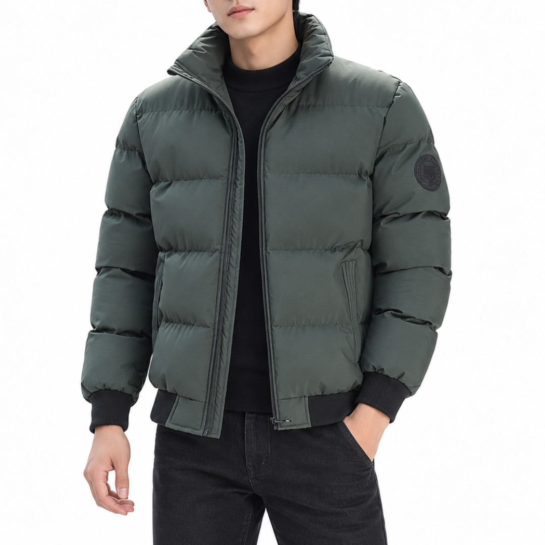 Celrien | Voltrik Quilted High-Collar Puffer Jacket For Men