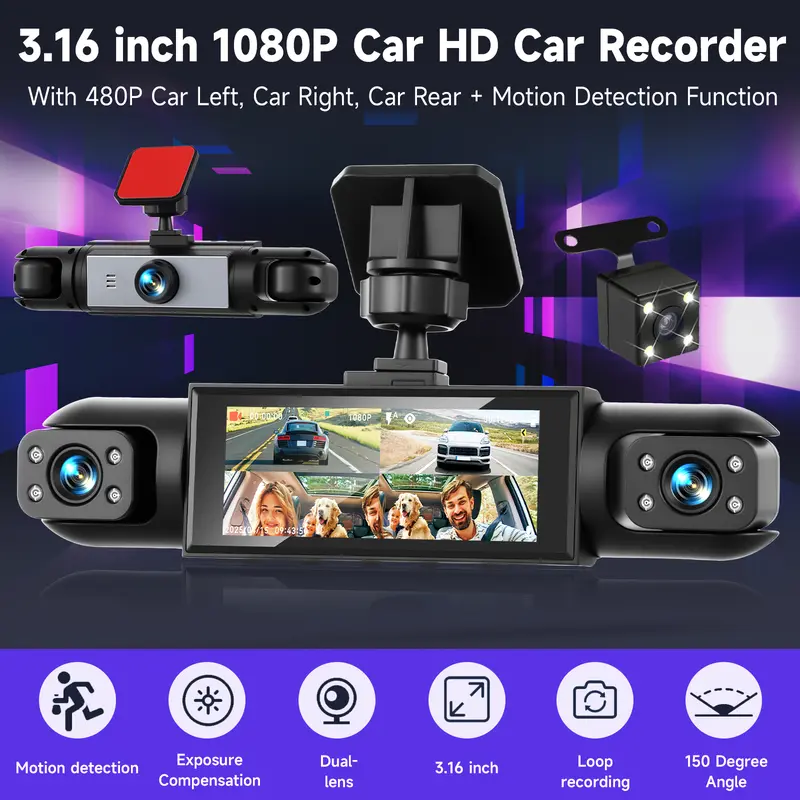 Full View Car Dashcam System