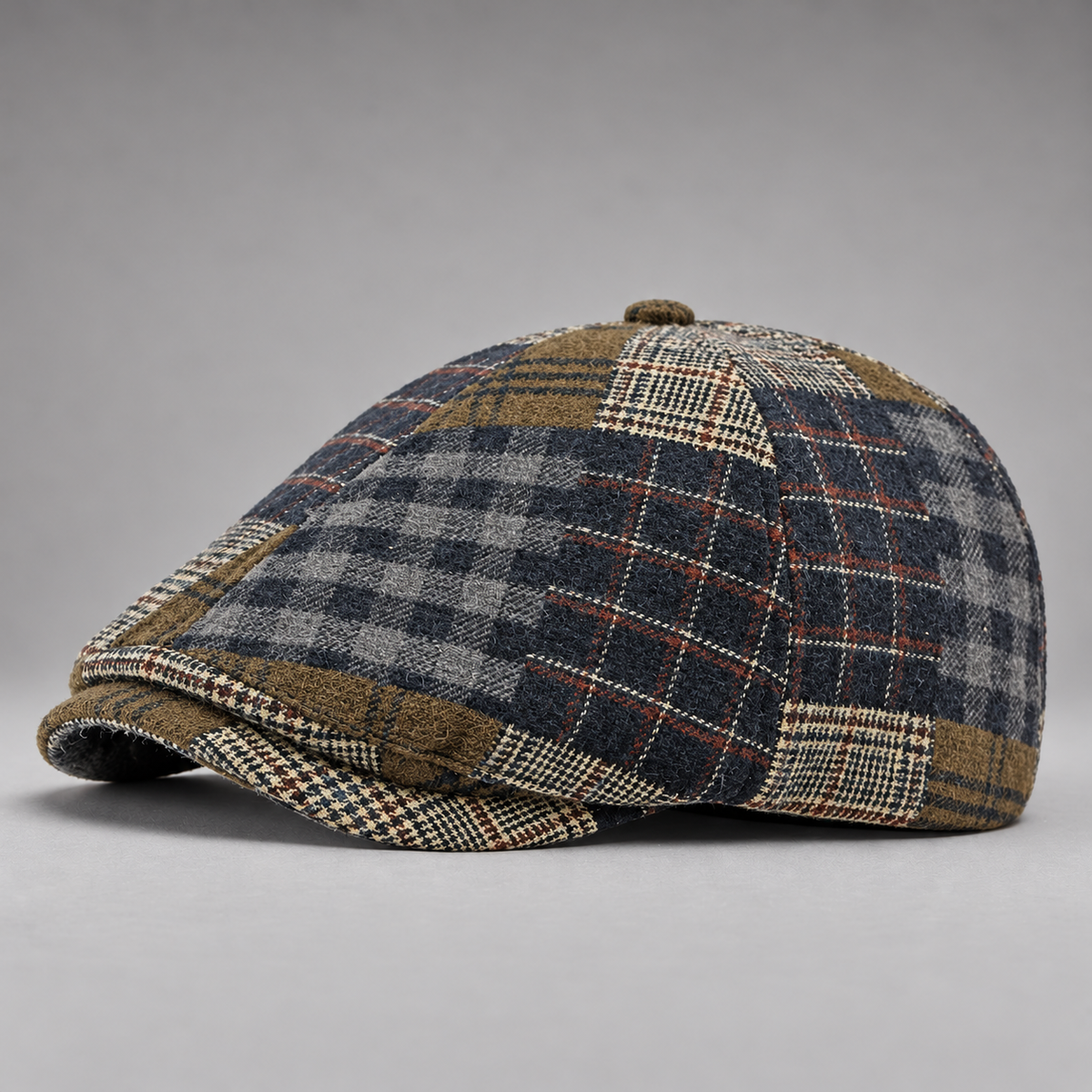 Thatcher Plaid Driving Cap