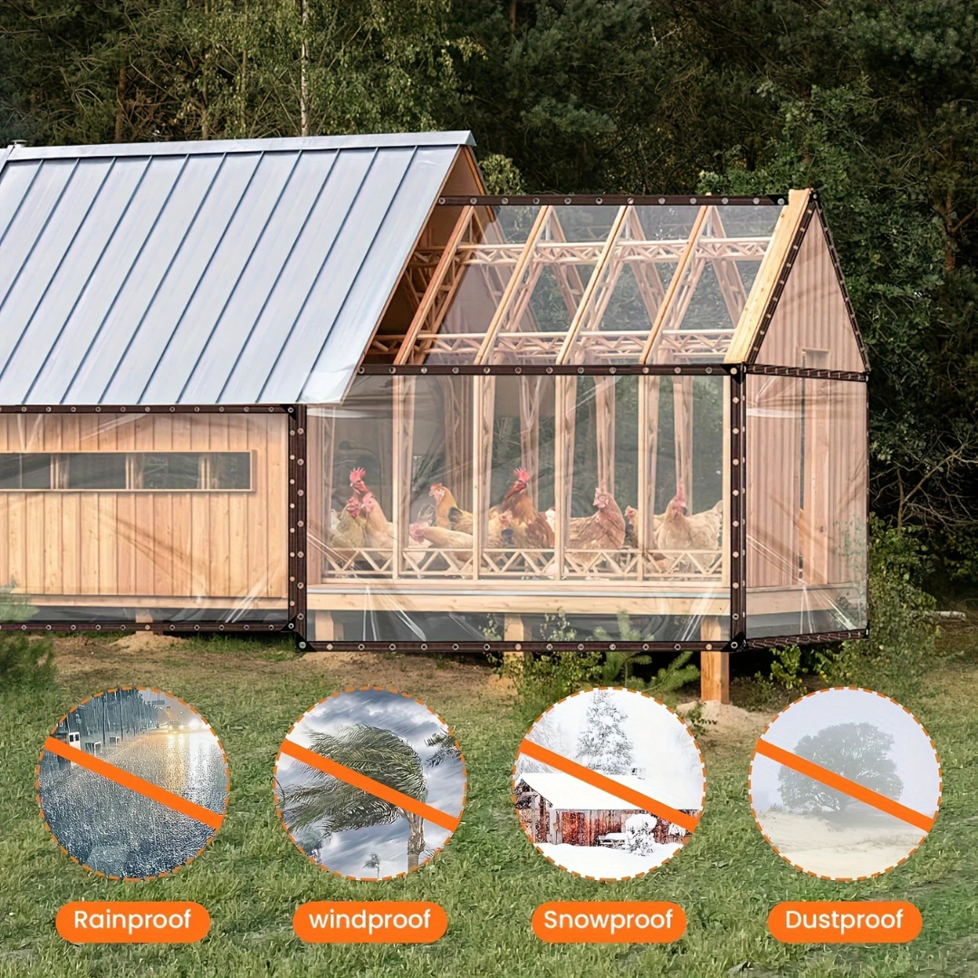 Celrien | Clearverra Transparent Zipper Canopy Panel