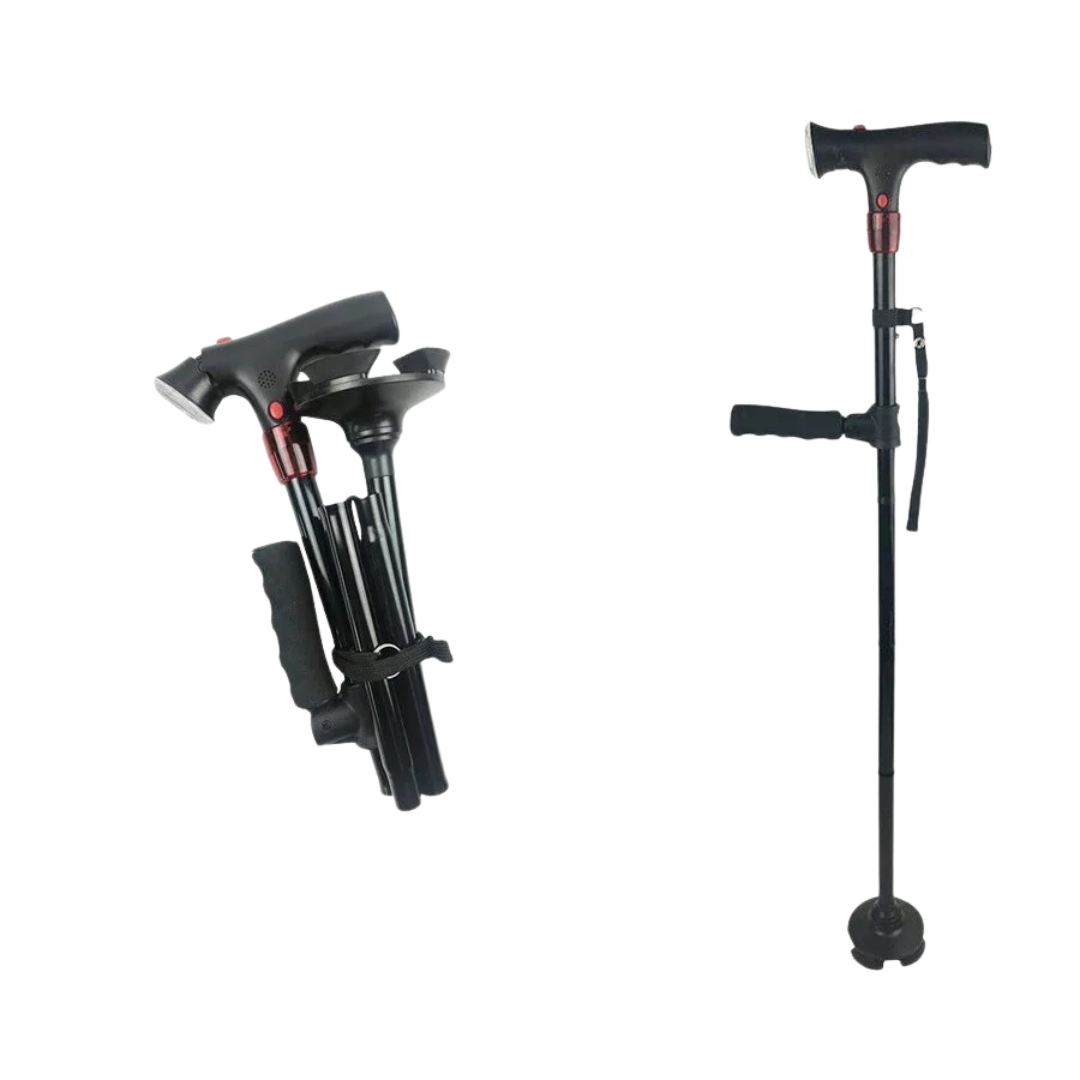 Celrien | StabiliTrek Foldable Aluminum Quad Cane