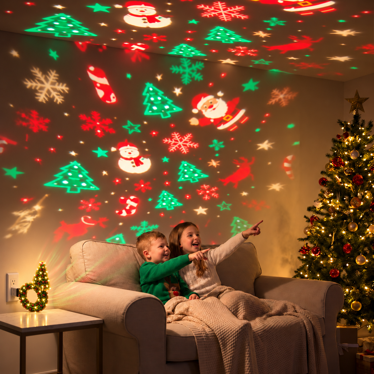 Christmas Tree Projector Lamp