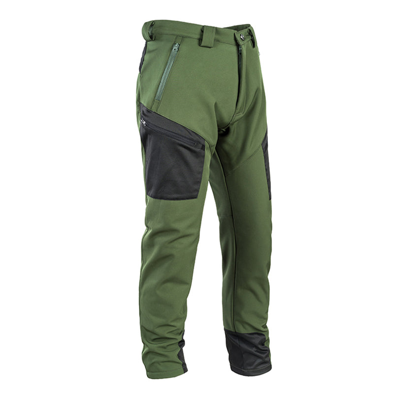 Men's Softshell Waterproof Outdoor Cargo Trousers for Winter