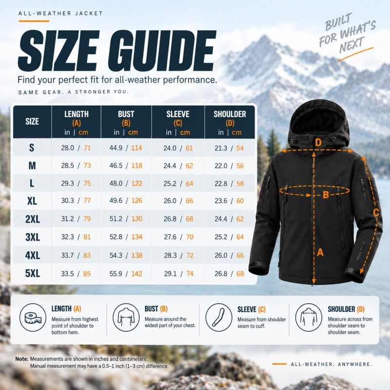 Built for Wind & Rain | Men's Waterproof Insulated Outdoor Jacket