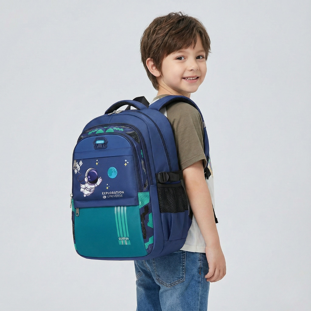 Celrien | AstroVibe Waterproof Polyester School Backpack