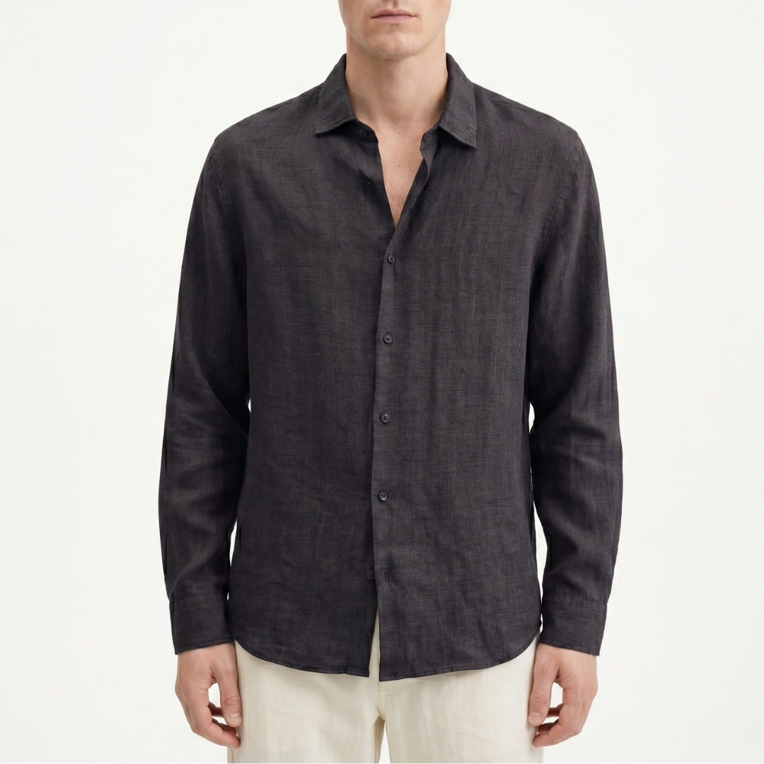 Celrien | Men’s Long Sleeve Casual Shirt Summer Button Up