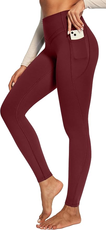 Women's High Waisted Compression Leggings with Tummy Control