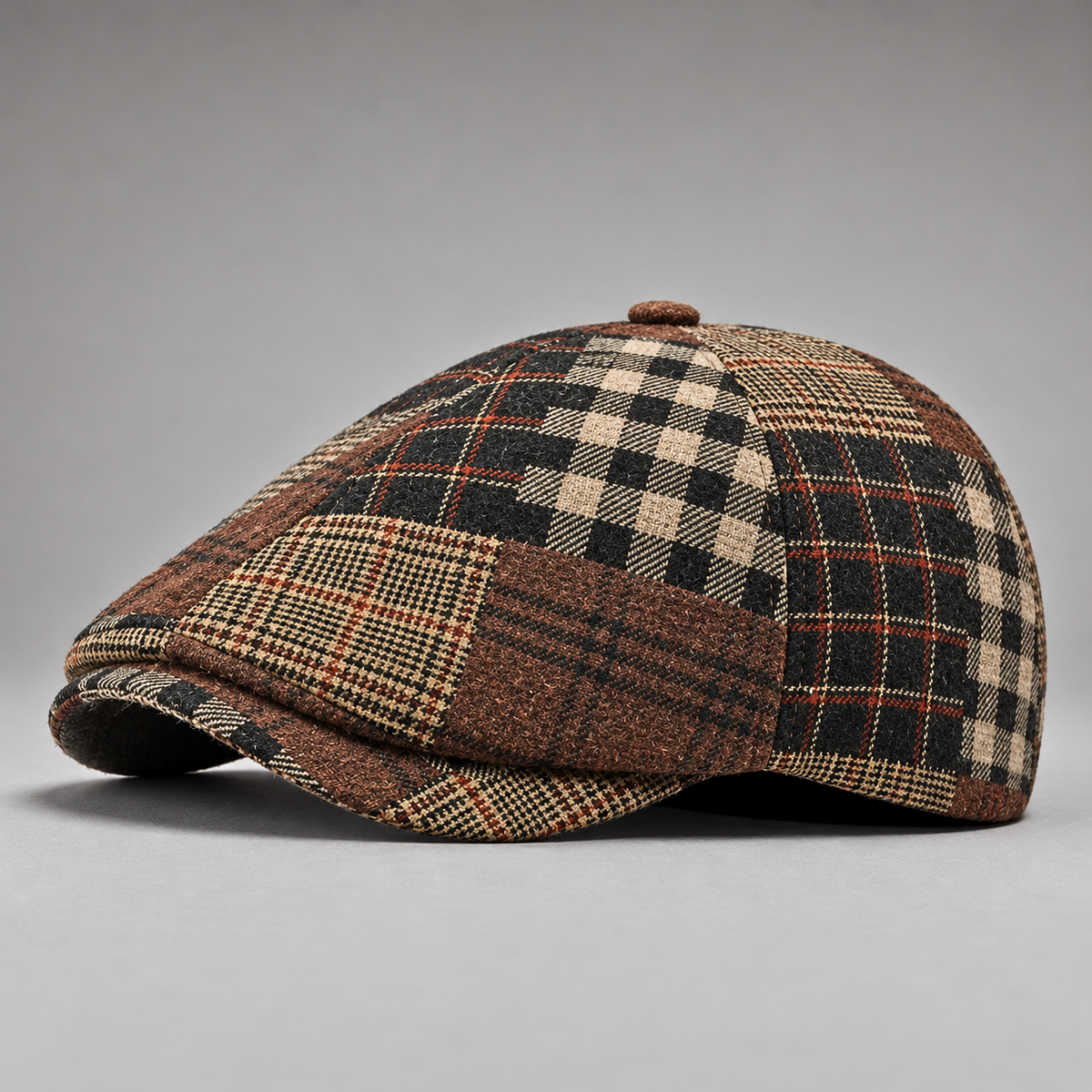 Thatcher Plaid Driving Cap