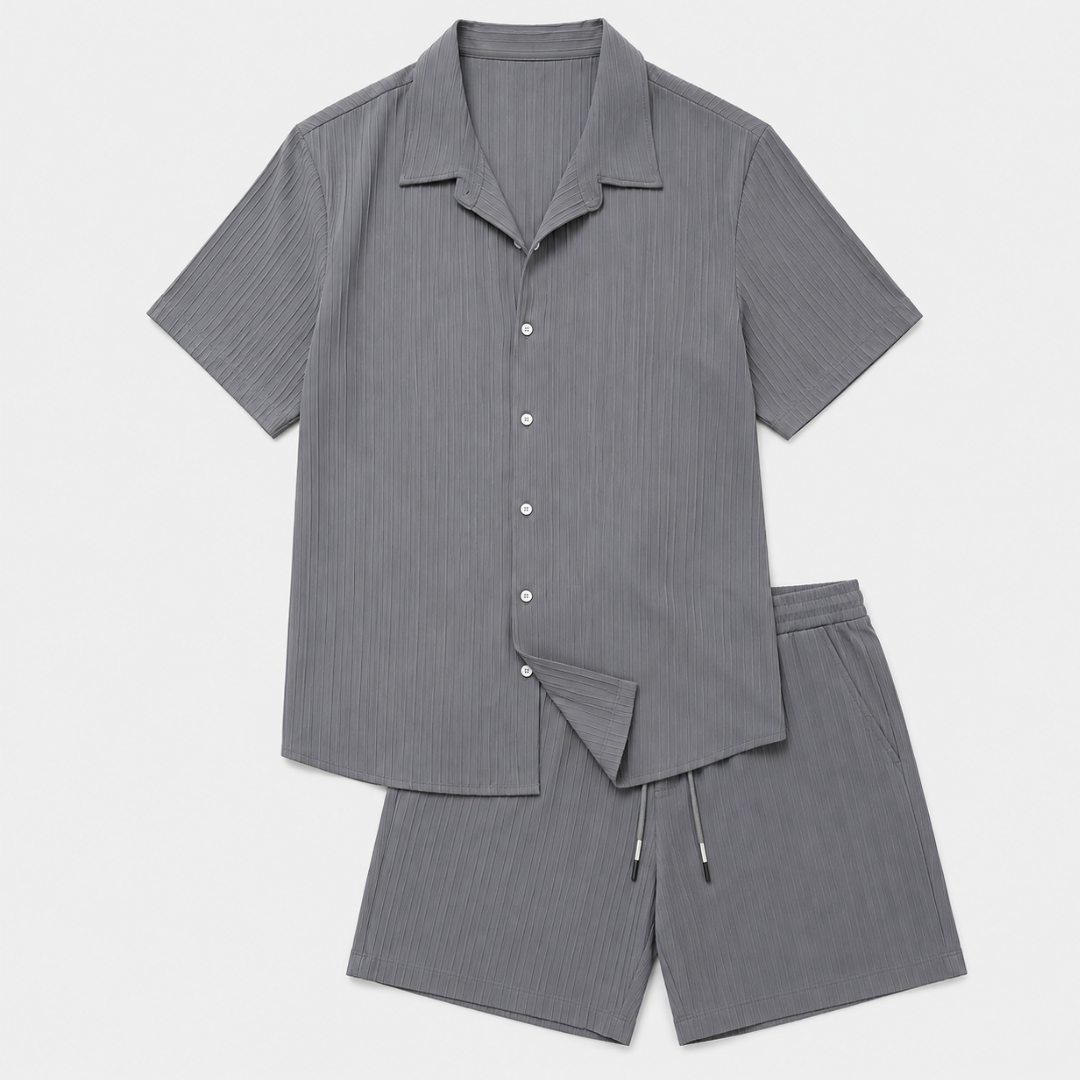Celrien | Men’s Summer Shirt and Shorts Set Relaxed Fit Outfit