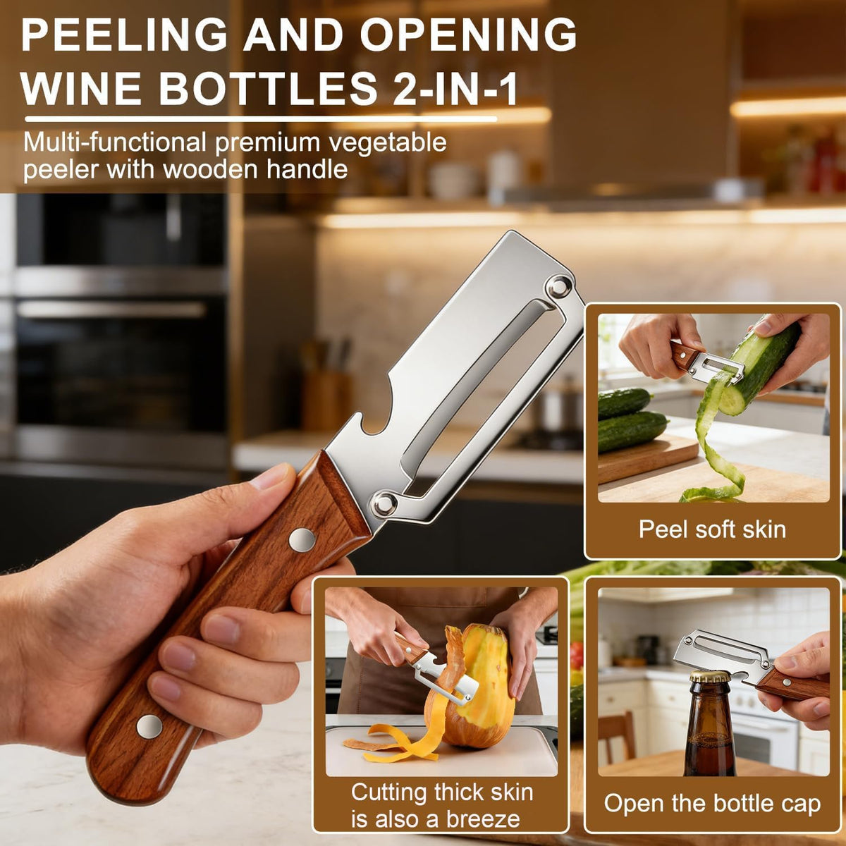 Multifunctional Peeler: Multifunctional Fruit and Vegetable Peeling Tool