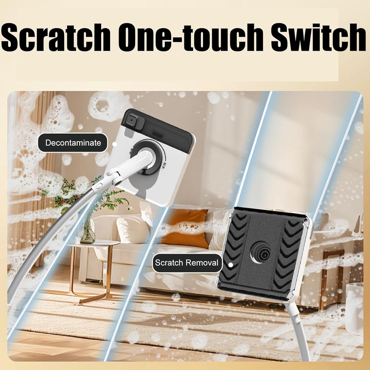 Dual Mode Extendable Window Cleaning Tool