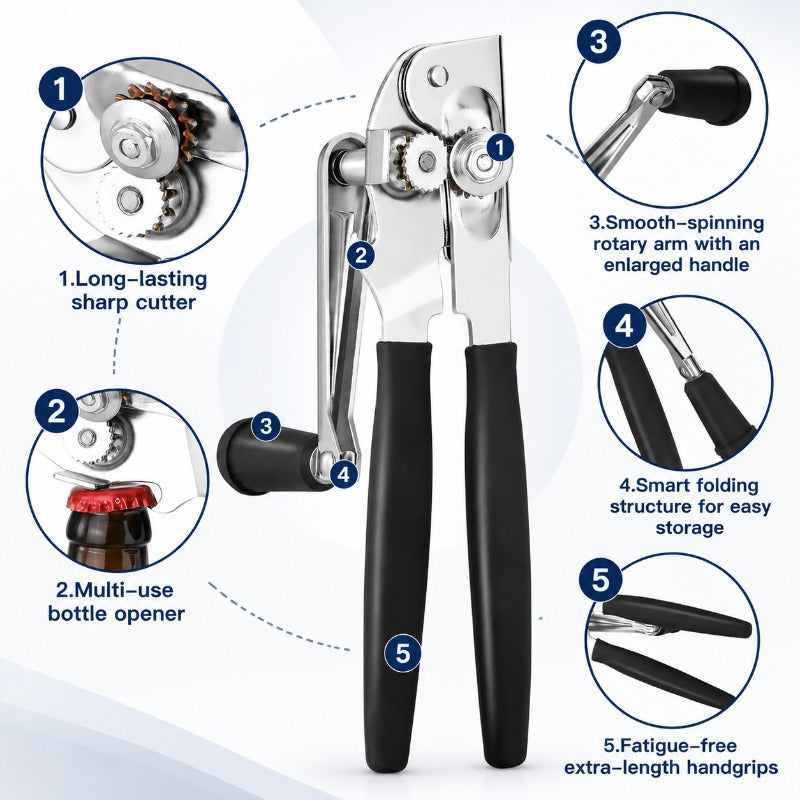 Effortless Smooth Can Opener