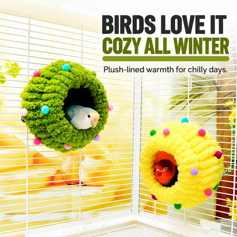 Cozy Plush Bird Nest