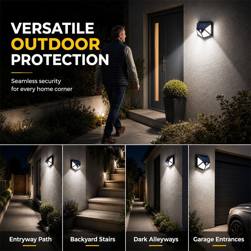 Motion Sensor Solar Lights – Bright Outdoor Lighting, Light Up Paths, Gardens & Driveways Automatically