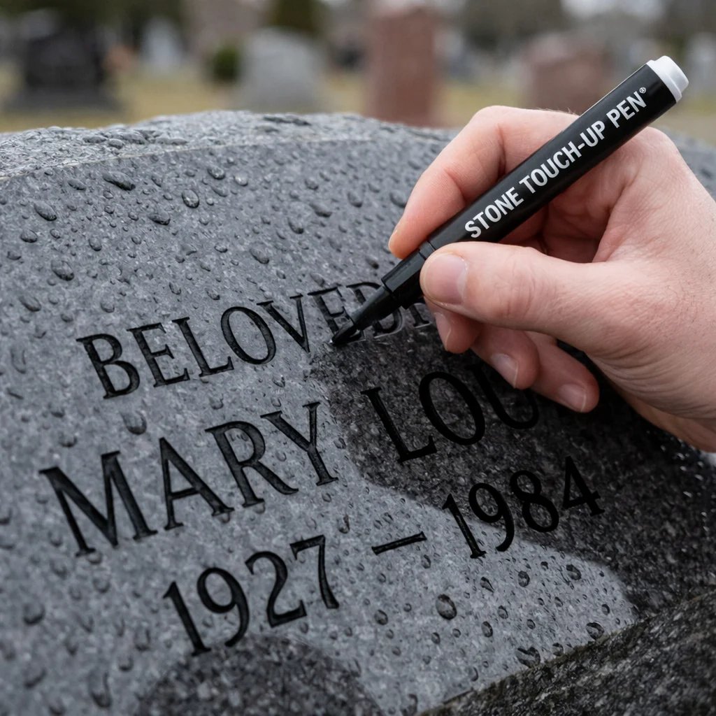 Waterproof and Fade-Resistant Pen for Restoring and Repainting Inscriptions on Stone Slabs