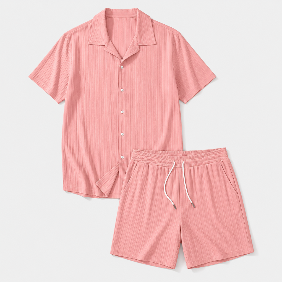Celrien | Men’s Summer Shirt and Shorts Set Relaxed Fit Outfit