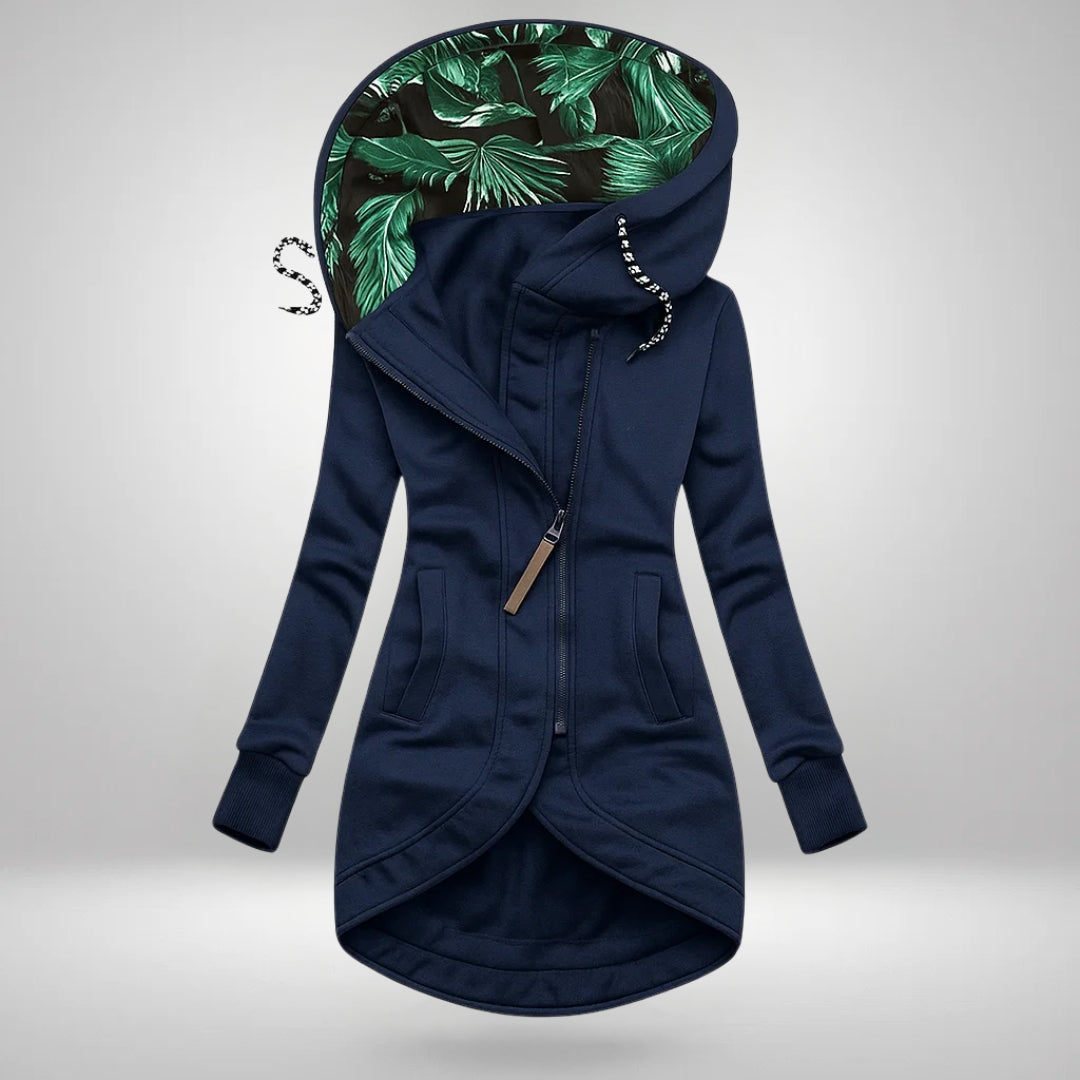 Women's Long Hooded Quilted Winter Coat
