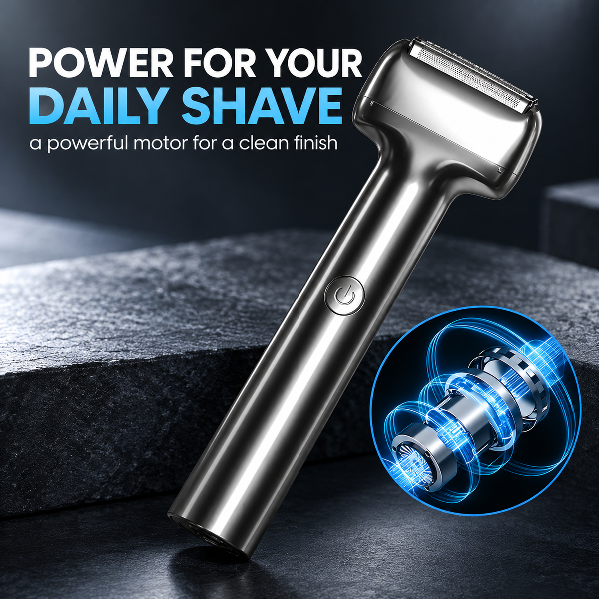 Men's Rechargeable Foil Electric Shaver – Efficient Close Shaving, Cordless Portable Wet & Dry Beard Razor for Daily Grooming
