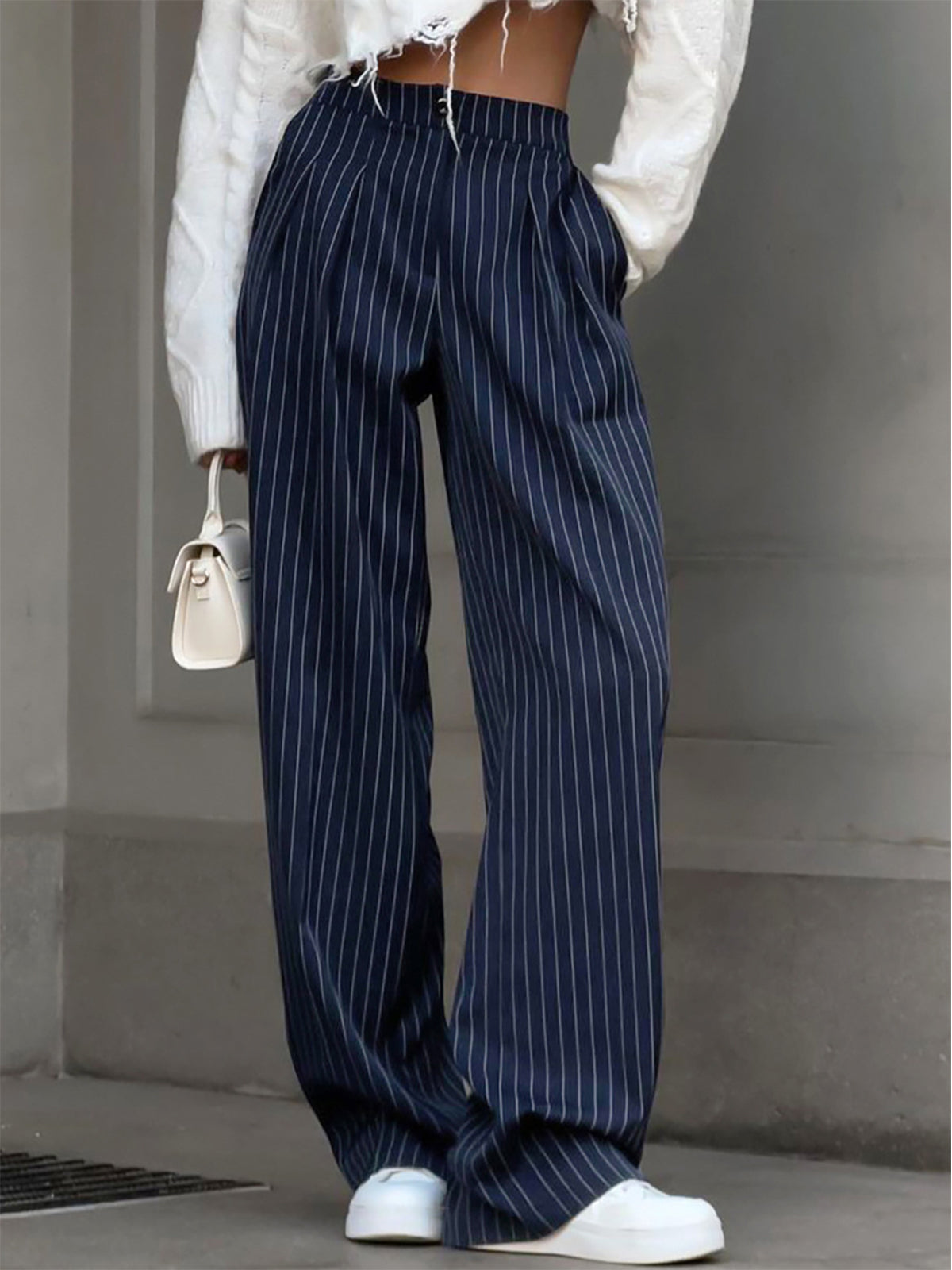 Celrien | Women's Elegant Pleated Wide-Leg Pants