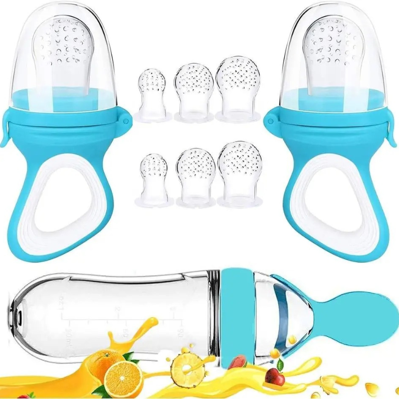 Easy-Grip Baby Feeders for Fresh Fruits and Teething Relief
