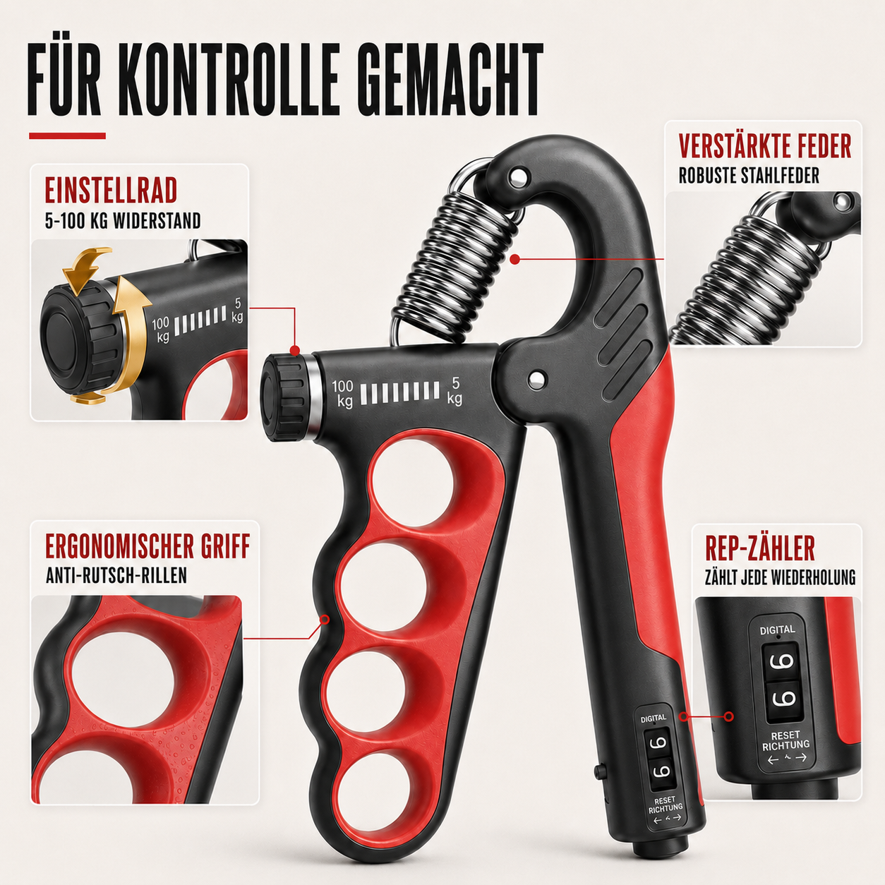 Celrien | Grippora Adjustable Metal Hand Trainer