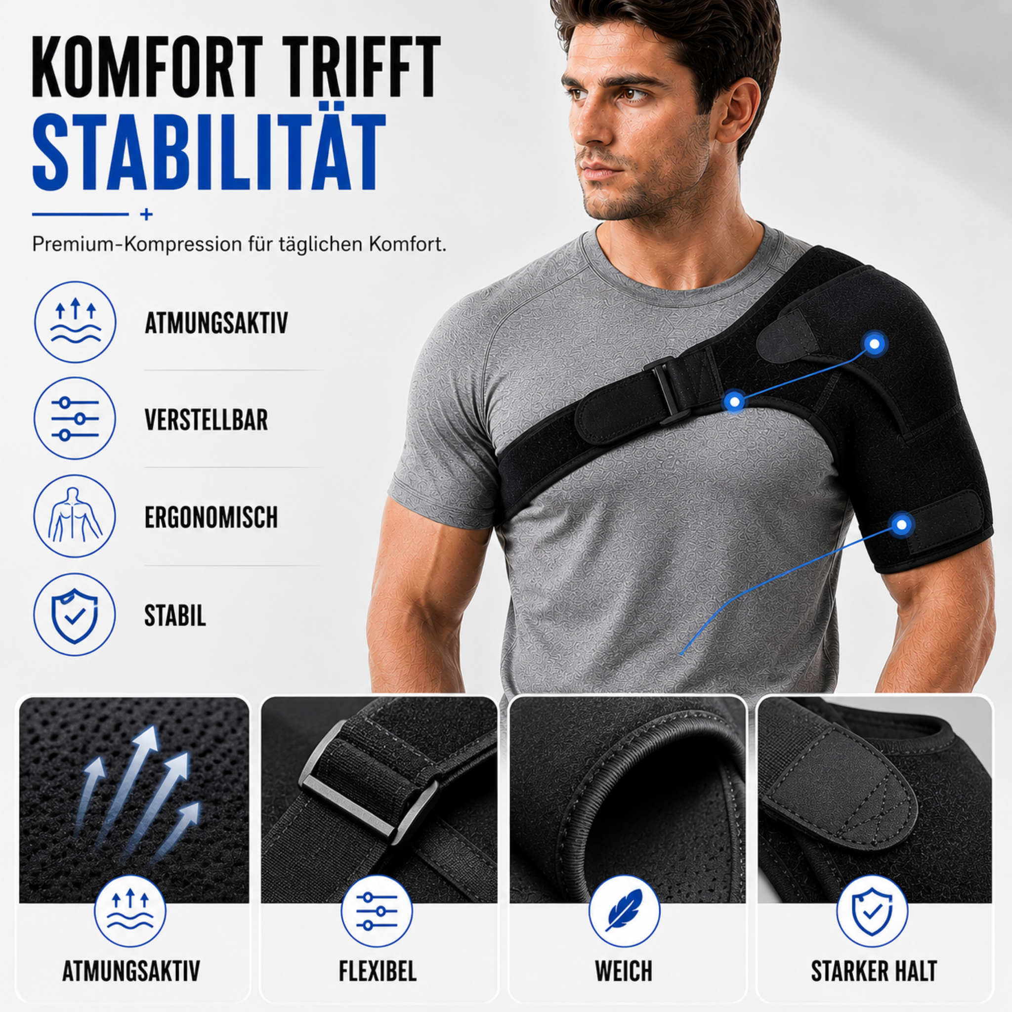 Celrien | Shouldrax Adjustable Shoulder Support