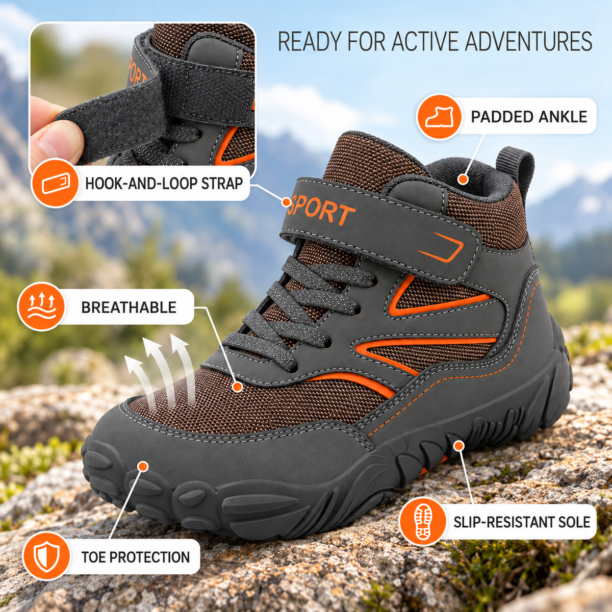 Celrien | Barefoot Style Kids Boots