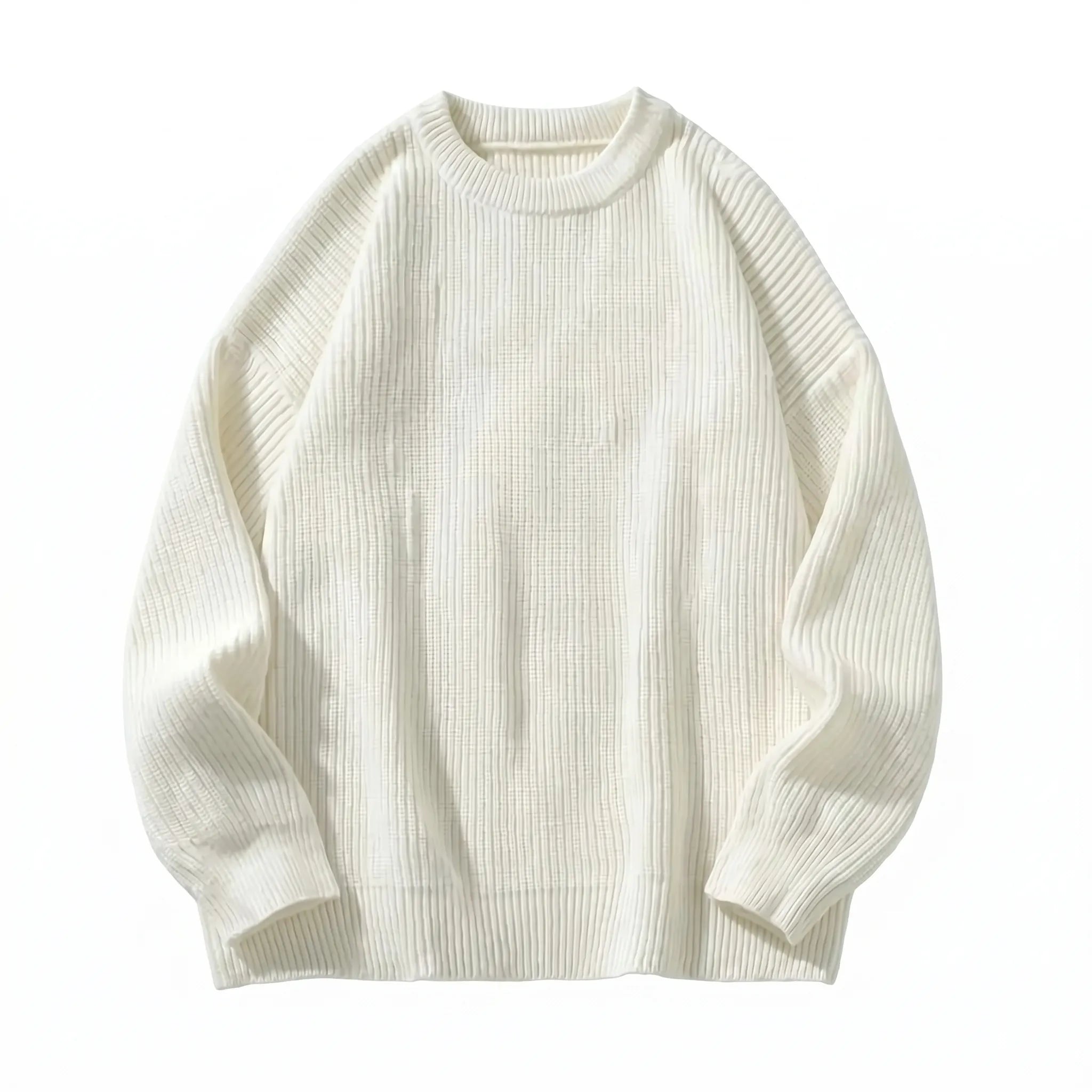 Celrien | Casual Ribbed Knit Sweater