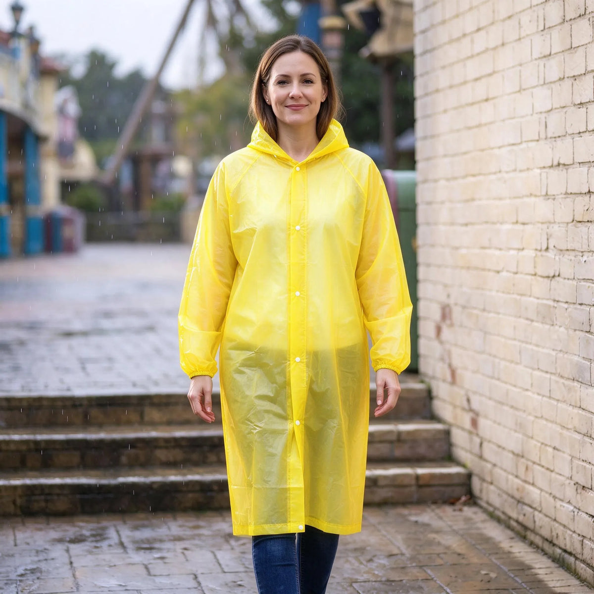 Celrien | Drenchly Hooded Travel Poncho Coat