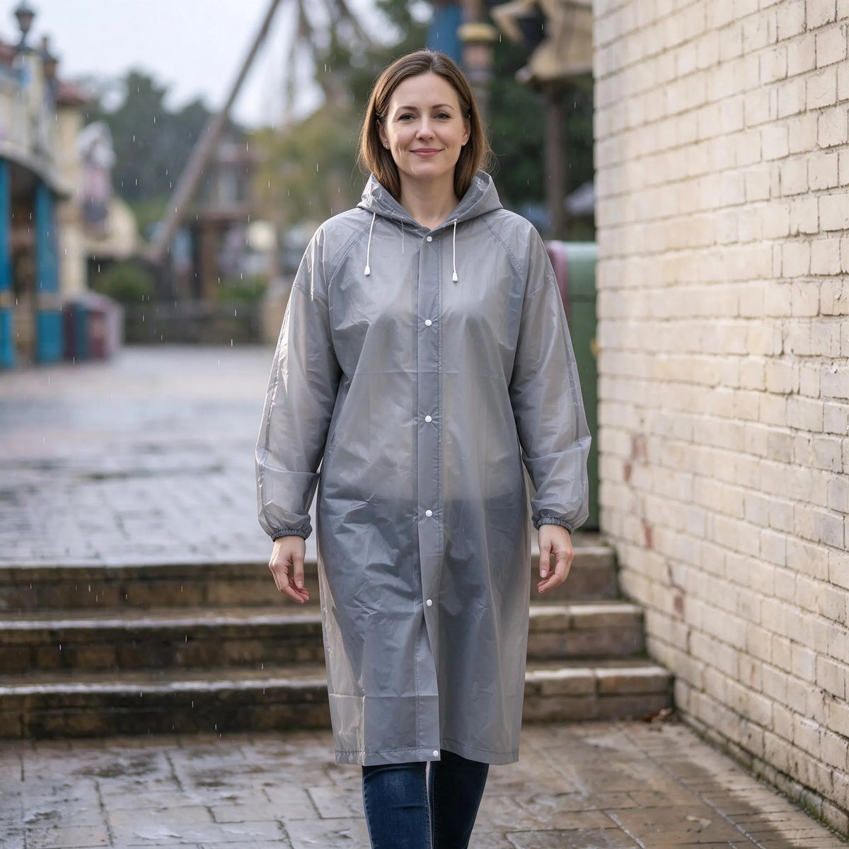 Celrien | Drenchly Hooded Travel Poncho Coat